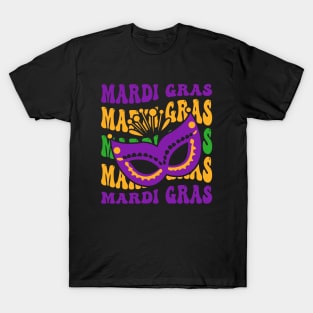 Mardi Gras Groovy Style T-Shirt